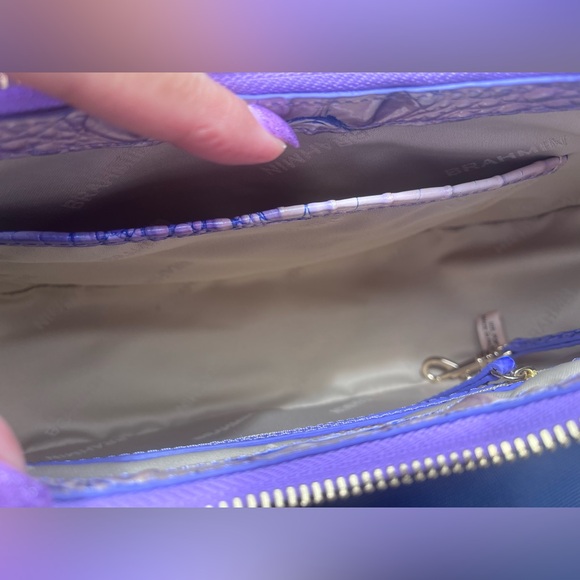 NWT Brahmin Small Bekka Bag in VERY PERI Shoulder bag - Picture 11 of 15